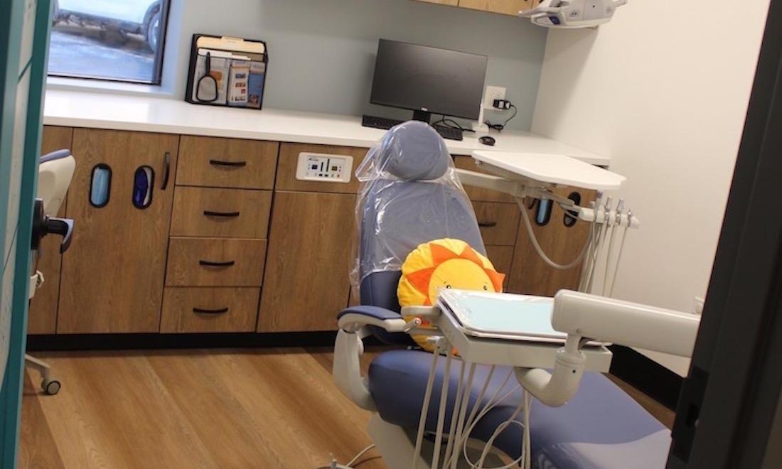 One of our treatment rooms with our dental chair